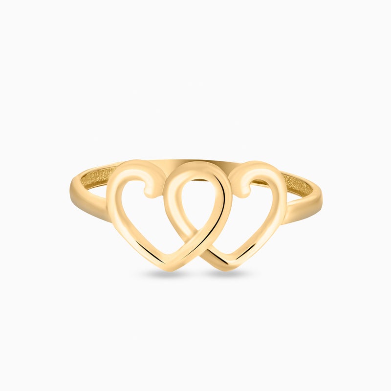 Miss L' by L'azurde Heart Ring in 18K Gold - Image 1